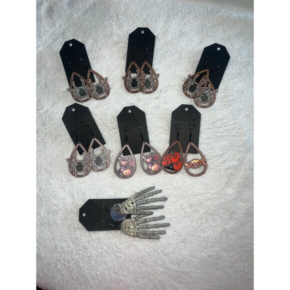 Jewelry - 7 new, Halloween themed earrings